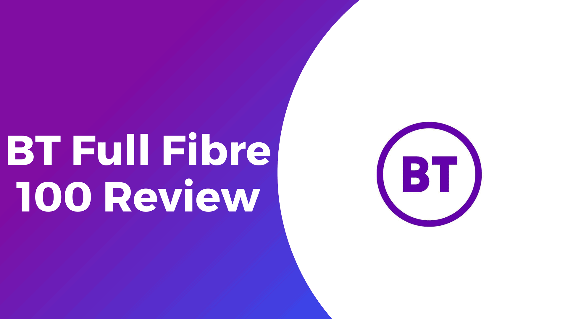 BT Full Fibre 100 Review
