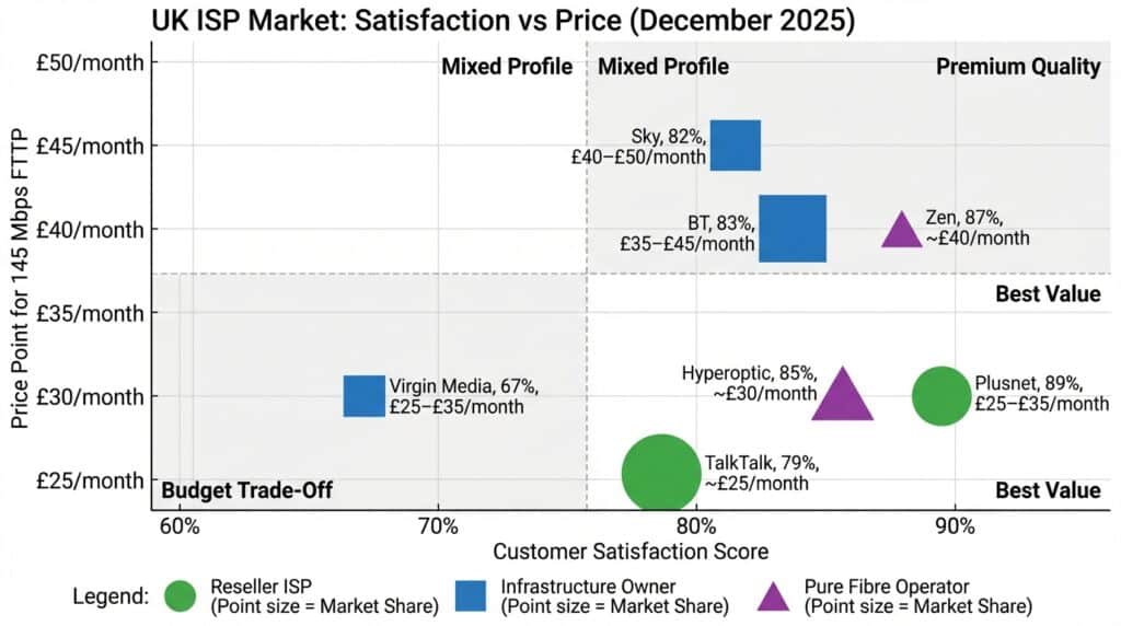 ISP Market Positioning Visual